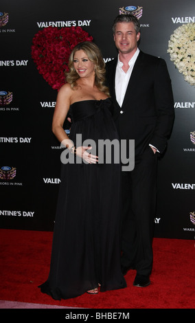 REBECCA GAYHEART ERIC DANE VALENTINES DAY WORLD PREMIERE HOLLYWOOD Los Angeles CA USA 08 Février 2010 Banque D'Images