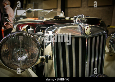 1951 MG TD Roadster 2 places suralimenté Banque D'Images