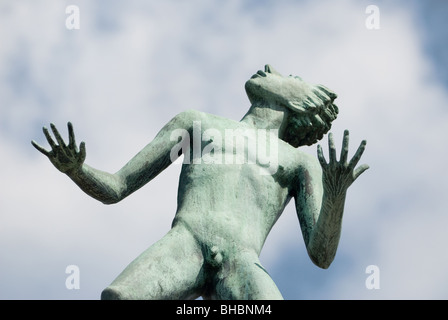 La célèbre sculpture main de Dieu par carl milles dans millesgarden Banque D'Images