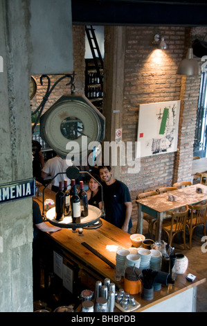 Palermo Viejo Soho Pub Bar Café Restaurant de Buenos Aires Argentine Banque D'Images