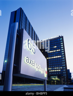 La maison d'édition Axel Springer, Berlin, Allemagne Banque D'Images