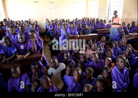 Kadama l'école primaire. Banque D'Images