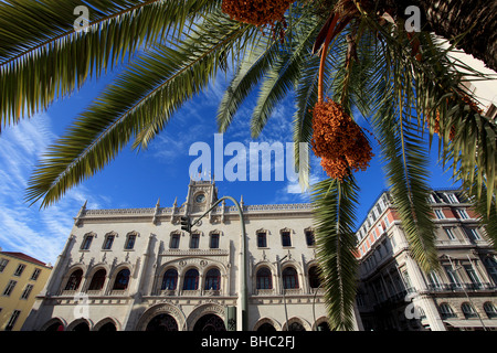 L Estaçao do Rossio gare Lisbonne Portugal Europe Banque D'Images