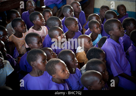 Kadama l'école primaire. Banque D'Images