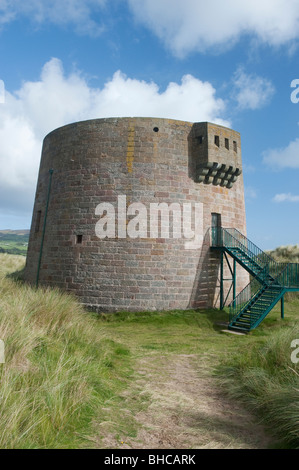 La tour Martello à Magilligan Point, le comté de Londonderry, Irlande du Nord Banque D'Images