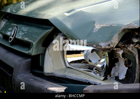 Épave de voiture abandonnée Banque D'Images