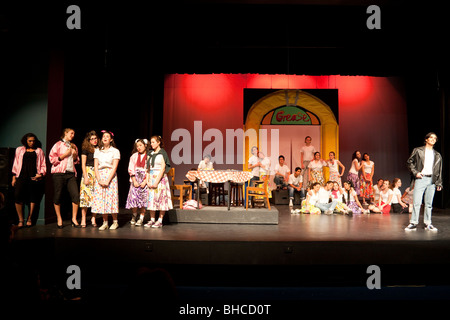 Théâtre de l'école secondaire de graisse, Cairo American College, Le Caire, Egypte Banque D'Images