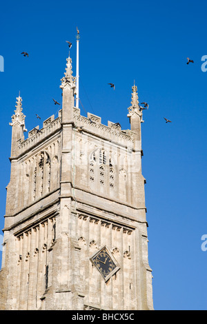 Église Saint Jean Baptiste. Cirencester. Des Cotswolds. Le Gloucestershire, Angleterre. UK Banque D'Images