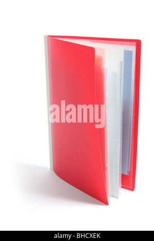Dossier en plastique Banque D'Images