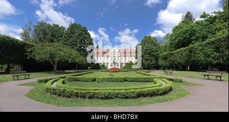 Beau parc de Oliwa Banque D'Images