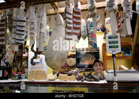 Buenos Aires Palermo épicerie fromage Jambon Iberico Banque D'Images