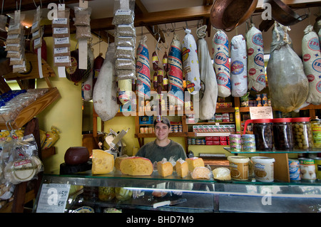 Buenos Aires Palermo épicerie fromage Jambon Iberico Banque D'Images