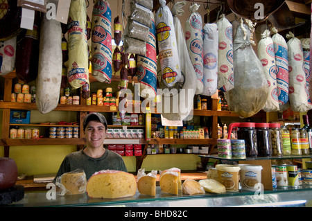 Buenos Aires Palermo épicerie fromage Jambon Iberico Banque D'Images