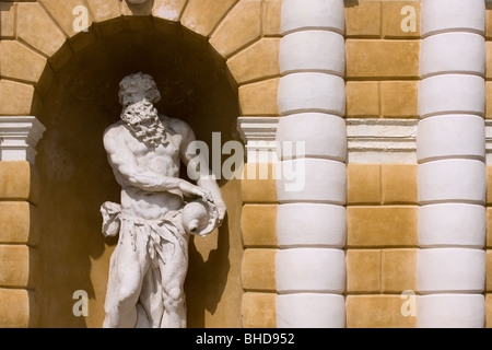 Europe Italie Vénétie Villa Valmarana ai Nani Andrea Palladio Garden statues architecture du patrimoine mondial de l'histoire. Banque D'Images