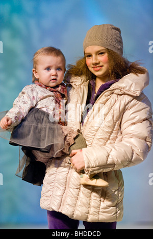 Défilé de mode pour enfants à Copenhague International Fashion Fair Banque D'Images