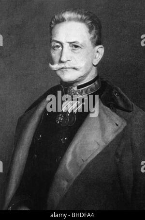 Conrad von Hoetzendorf, comte, 11.11.1852 - 25.8.1925, maréchal autrichien, chef de l'état-major général de l'armée austro-hongroise, demi-longueur, Banque D'Images