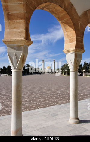 Mausolée d'Habib Bourguiba, Monastir, Monastir, Tunisie Gouvernorat Banque D'Images