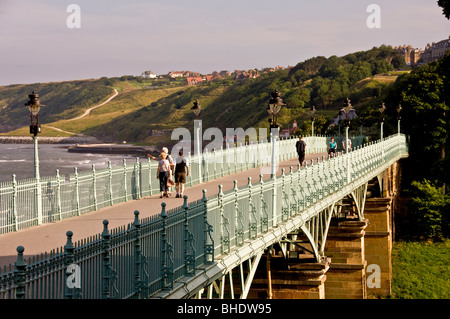 Pont Spa, Scarborough, Royaume-Uni Banque D'Images