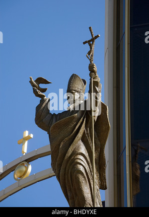 Pologne, Cracovie, Eglise du Seigneur miséricorde ( Bozego Milosierdzia sanctuaire de Lagiewniki ) Banque D'Images