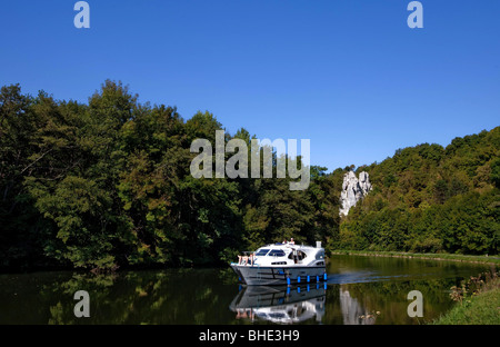 Yonne (89) : 'Canal du Nivernais" Banque D'Images