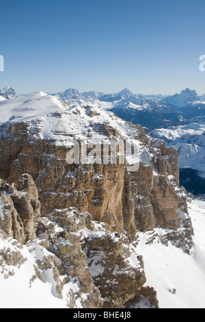 Gruppo sella, arabba, dolomites, Veneto, Italie Banque D'Images