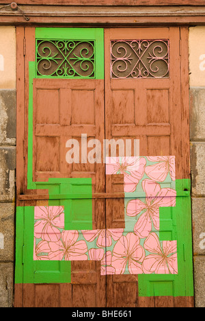 Street art à Malasaña, Madrid, Espagne Banque D'Images