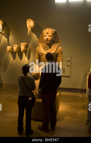 La femme Pharaon Hatshepsout, (ca. 1479-1458 avant J.-C.), la plus importante femme pharaon de l'histoire de l'Égypte. Banque D'Images