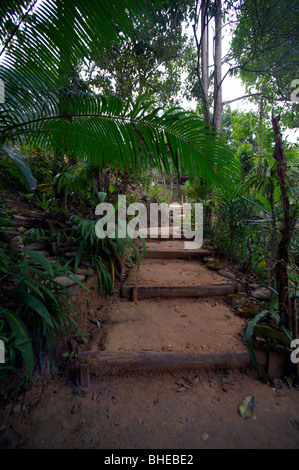 Ecovillage Nam Lik, Laos Banque D'Images