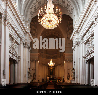 Carouge, Eglise protestante de Genève, l'église Baroque Banque D'Images