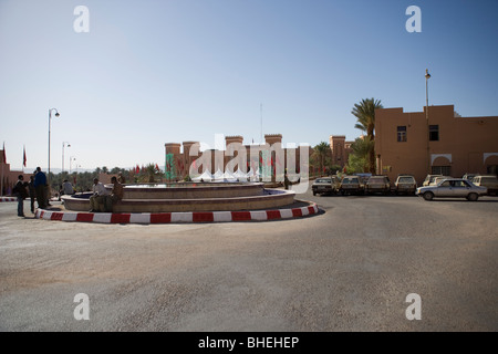 Scène de rue à Zagora au Maroc central Banque D'Images