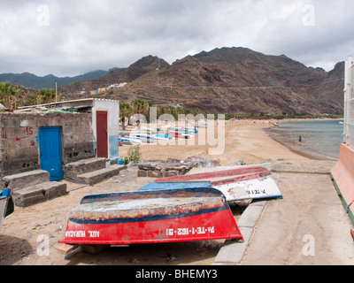 Port de San Andrés et Playa de Las Teresitas, à Tenerife (Canaries, Espagne) Banque D'Images