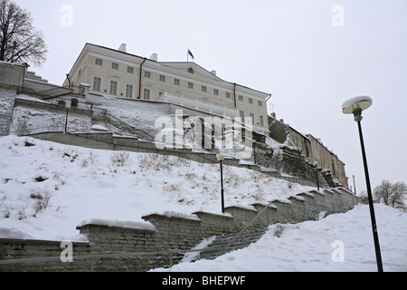 La maison Stenbock, district de Toompea, la vieille ville de Tallinn, Estonie. Banque D'Images