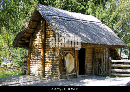 Autriche, Tyrol, VILLAGE ÖTZI À UMHAUSEN Banque D'Images