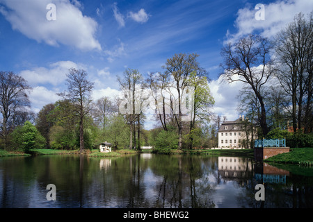 Château près de Cottbus Branitz, Brandebourg, Allemagne ; Europe Banque D'Images