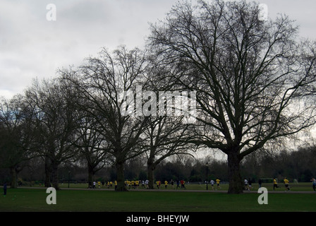 Course de bienfaisance à Battersea Park Banque D'Images