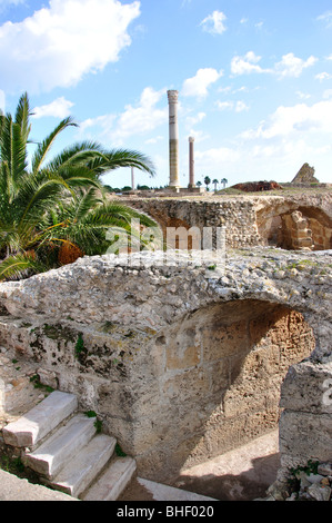 Thermes d'Antonin, Carthage, Tunis, Tunis, Tunisie Gouvernorat Banque D'Images