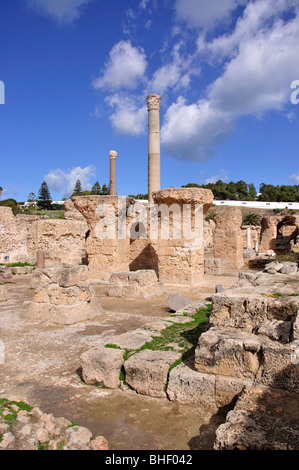 Thermes d'Antonin, Carthage, Tunis, Tunis, Tunisie Gouvernorat Banque D'Images