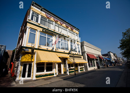 Brick Alley bar & restaurant à Newport RI Banque D'Images