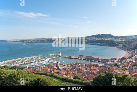 Vue du château de Scarborough Banque D'Images