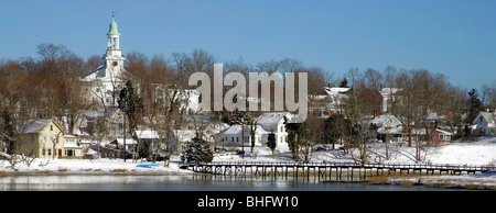 Wellfleet panorama du Massachusetts Banque D'Images