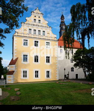 Luebben château, forêt de la Spree, Brandebourg, Allemagne Banque D'Images