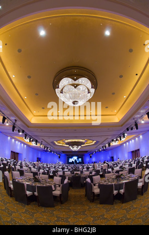 Salle de banquets au Emirates Palace Hotel, Abu Dhabi Banque D'Images