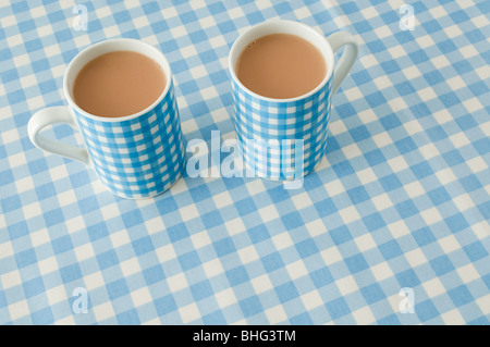 Deux tasses de thé Banque D'Images