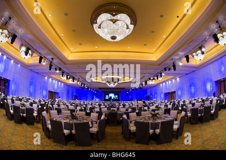 Salle de banquets au Emirates Palace Hotel, Abu Dhabi Banque D'Images