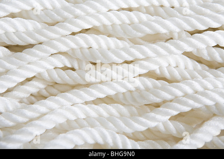 Corde blanche Banque D'Images