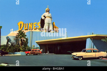 Dunes Hotel, Las Vegas, Nevada, USA, 1956. Artiste : Inconnu Banque D'Images