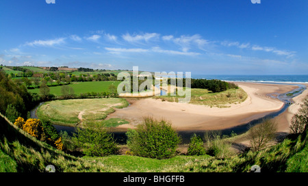 Lunan Bay Beach , Angus, Scotland Banque D'Images