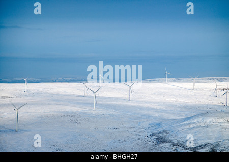 Scout Moor Wind Farm, Lancashire, dans le Nord de l'Angleterre Banque D'Images