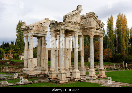 Temple d'Aphrodite à Aphrodisias, Turquie Banque D'Images