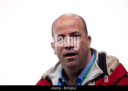 Jeff Zucker, président et directeur général de NBC Universal à la concurrence à court couples aux Jeux Olympiques d'hiver de 2010 Banque D'Images